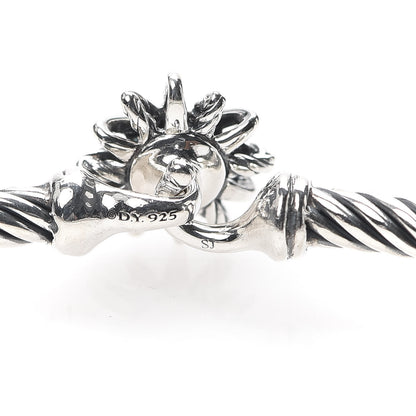David Yurman Sterling Silver Diamond Starburst Bracelet 4 of 4