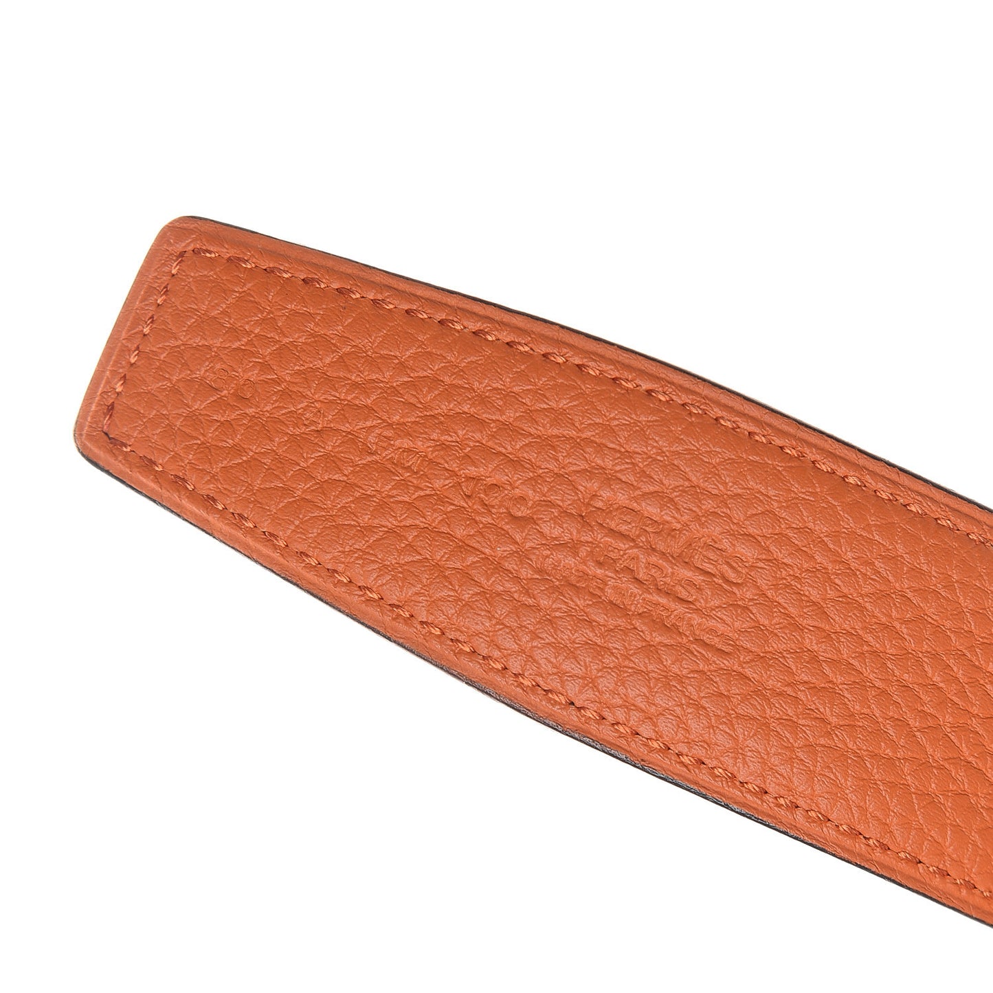 135 Togo 32mm Stirrup Belt 80 Black Orange