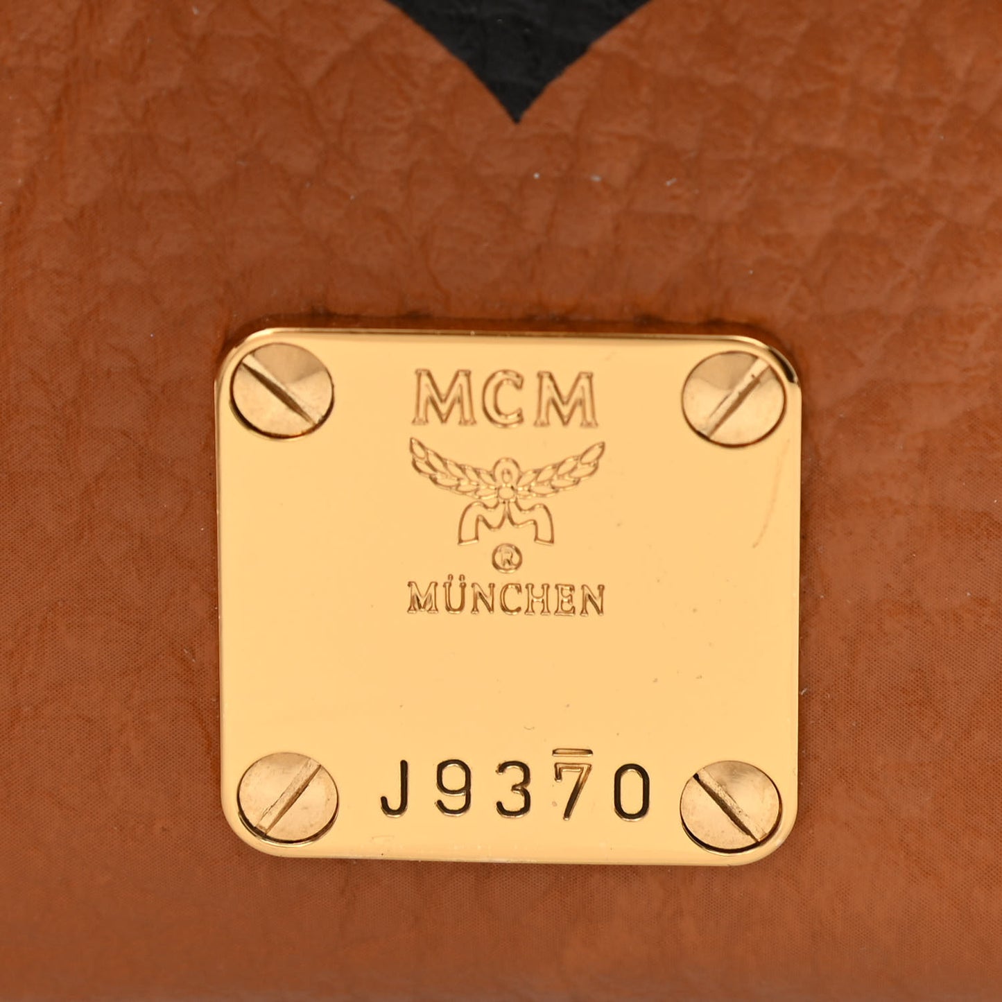 Visetos X-Mini Heritage Top Handle Satchel Cognac