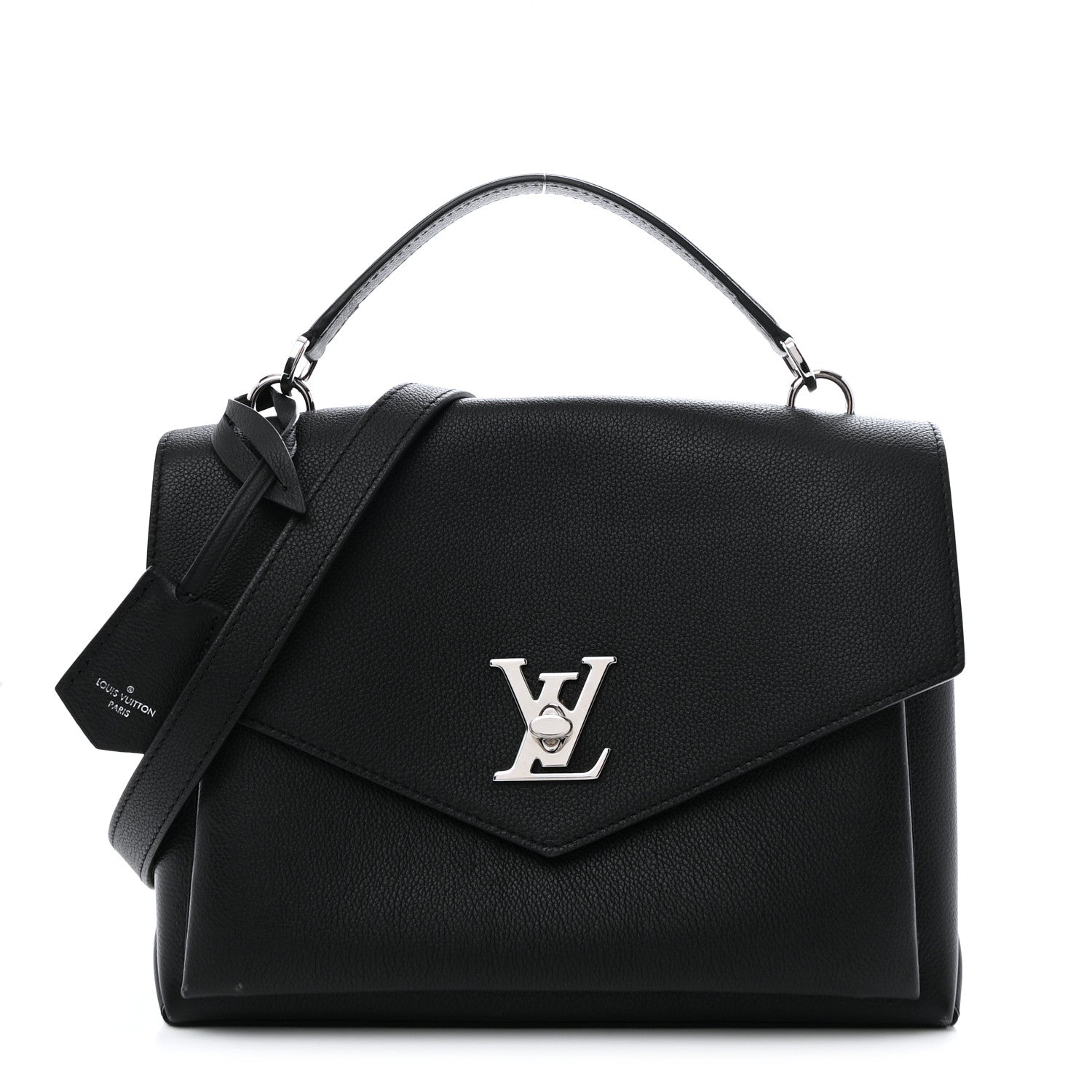 Louis Vuitton Soft Calfskin My Lockme Top Handle Black 1 of 15