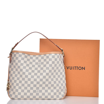 Louis Vuitton Damier Azur Delightful PM Rose Ballerine 7 of 7
