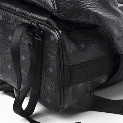 MCM Visetos Medium Jemison Backpack Black 6 of 9