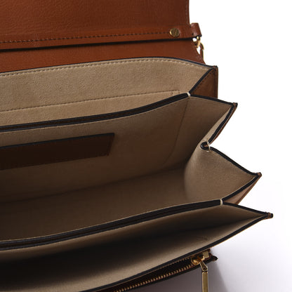 Givenchy Goatskin Suede Medium GV3 Flap Chestnut 5 of 10