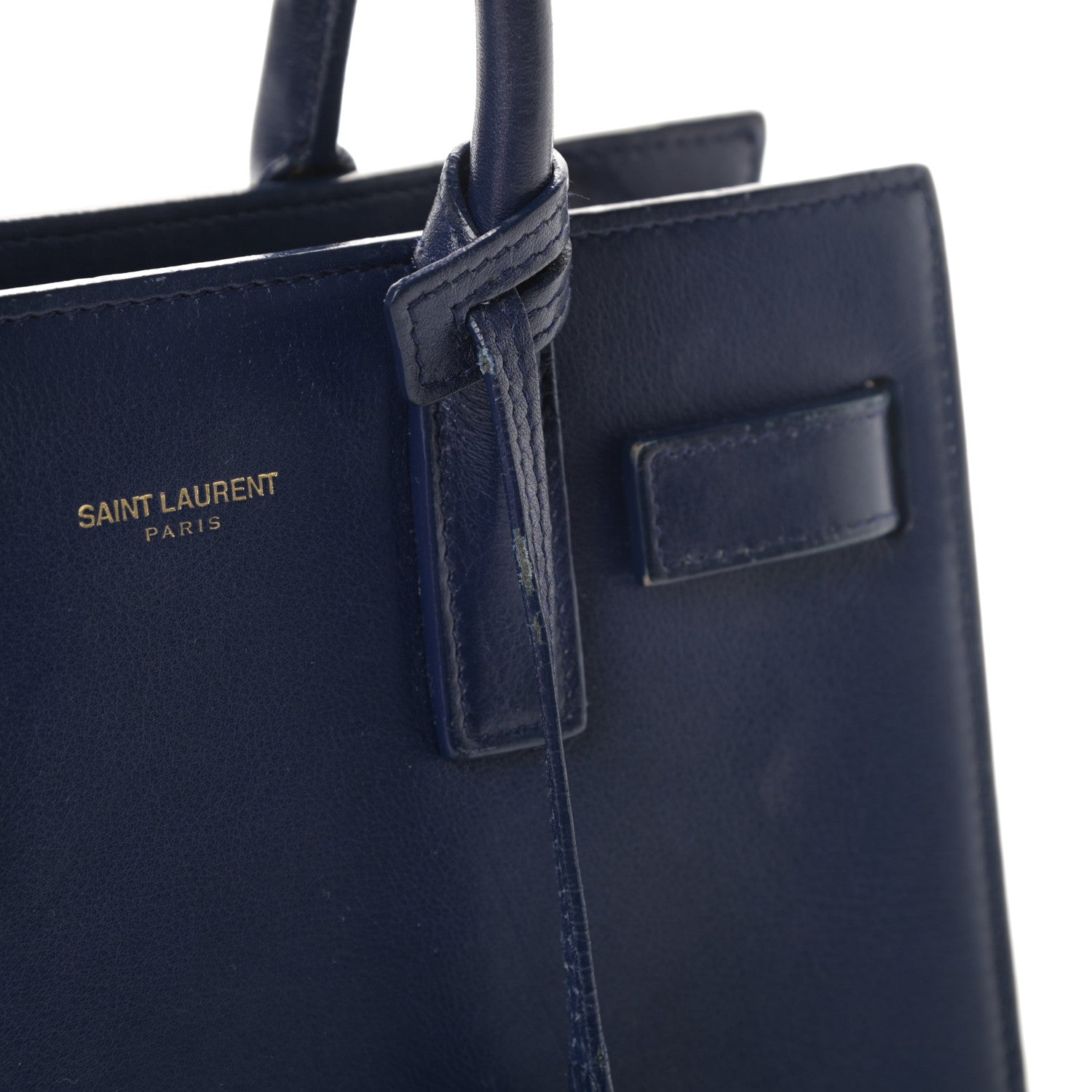 Saint Laurent Calfskin Nano Sac De Jour Dark Blue 20 of 24