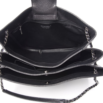 Chanel Iridescent Calfskin CC East West Shopping Tote Grey 5 of 11