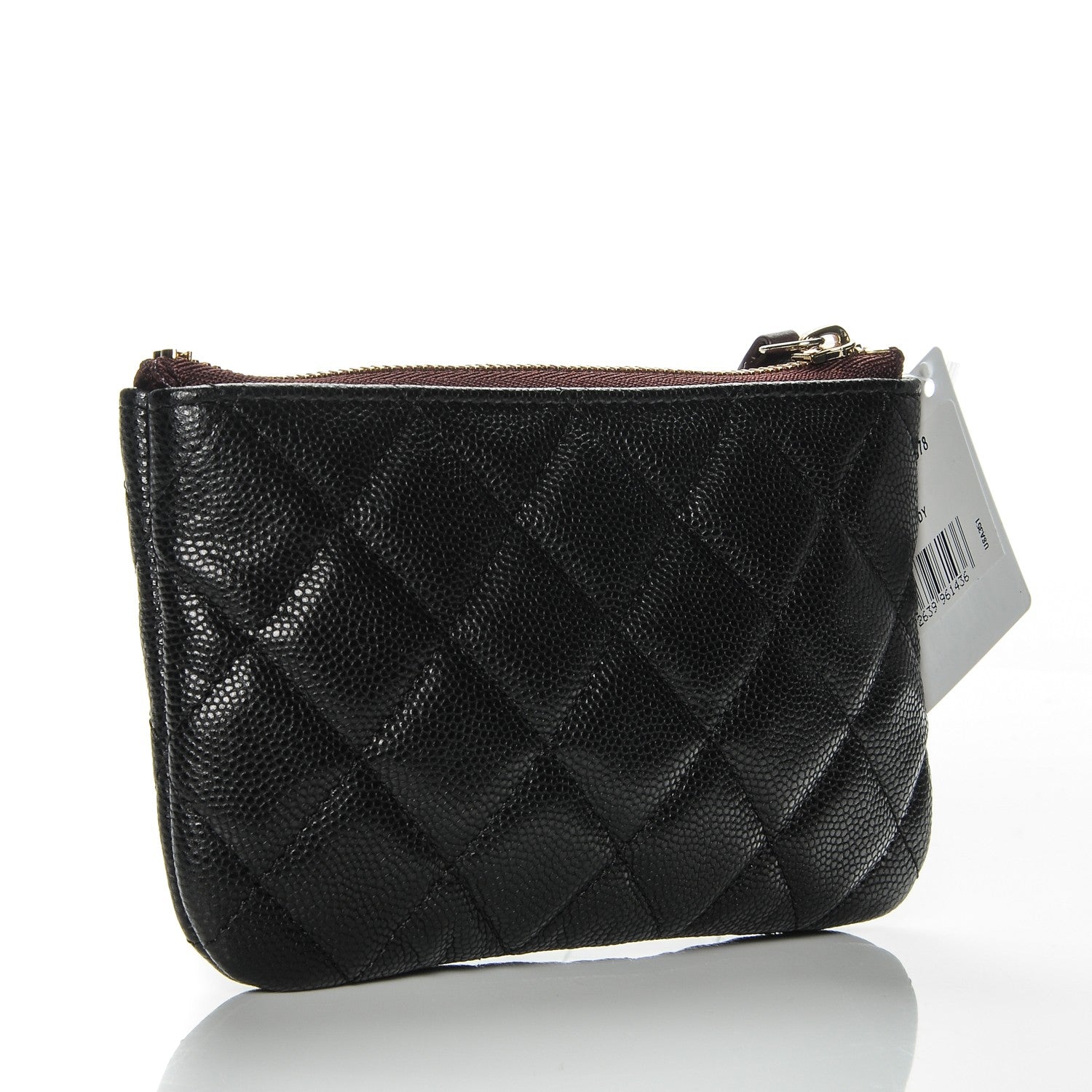 Chanel Caviar Quilted Small Cosmetic Case Black 3 of 7