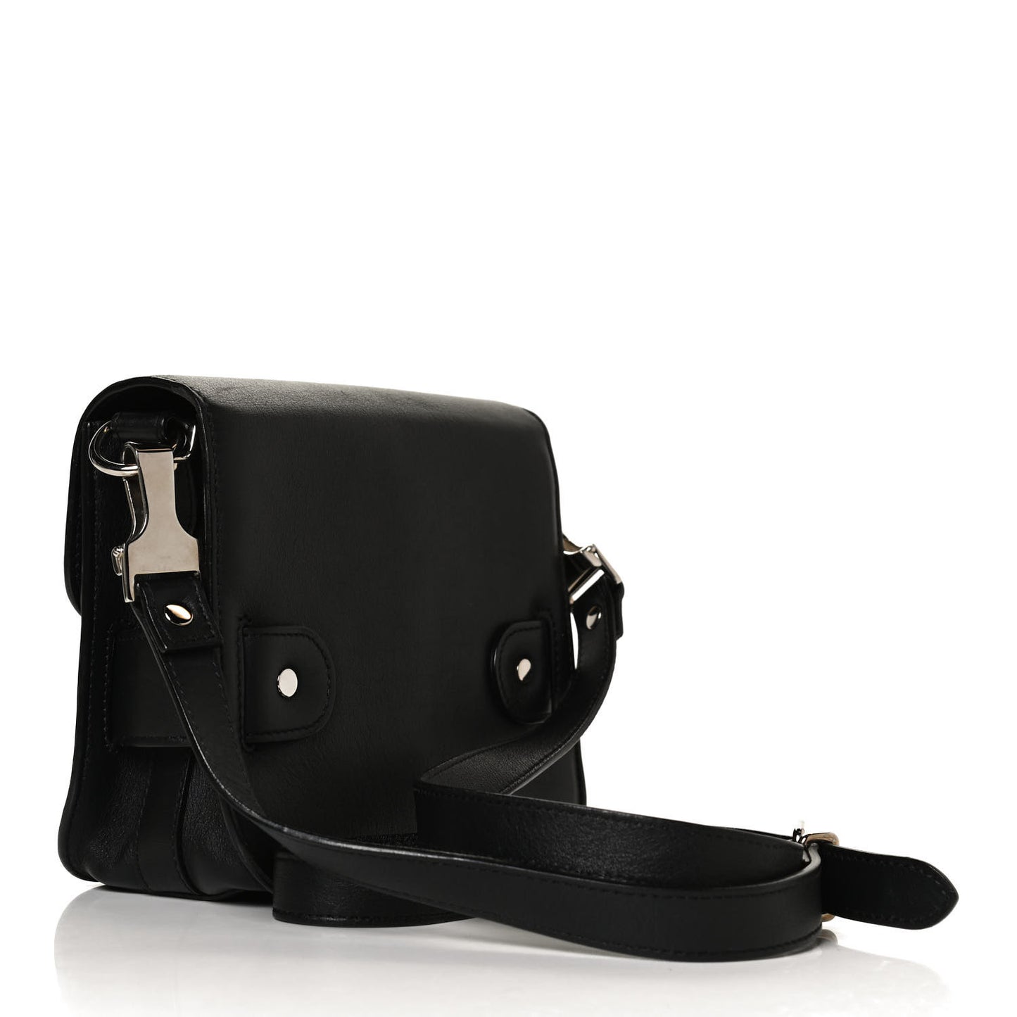 Calfskin PS11 Tiny Shoulder Bag Black