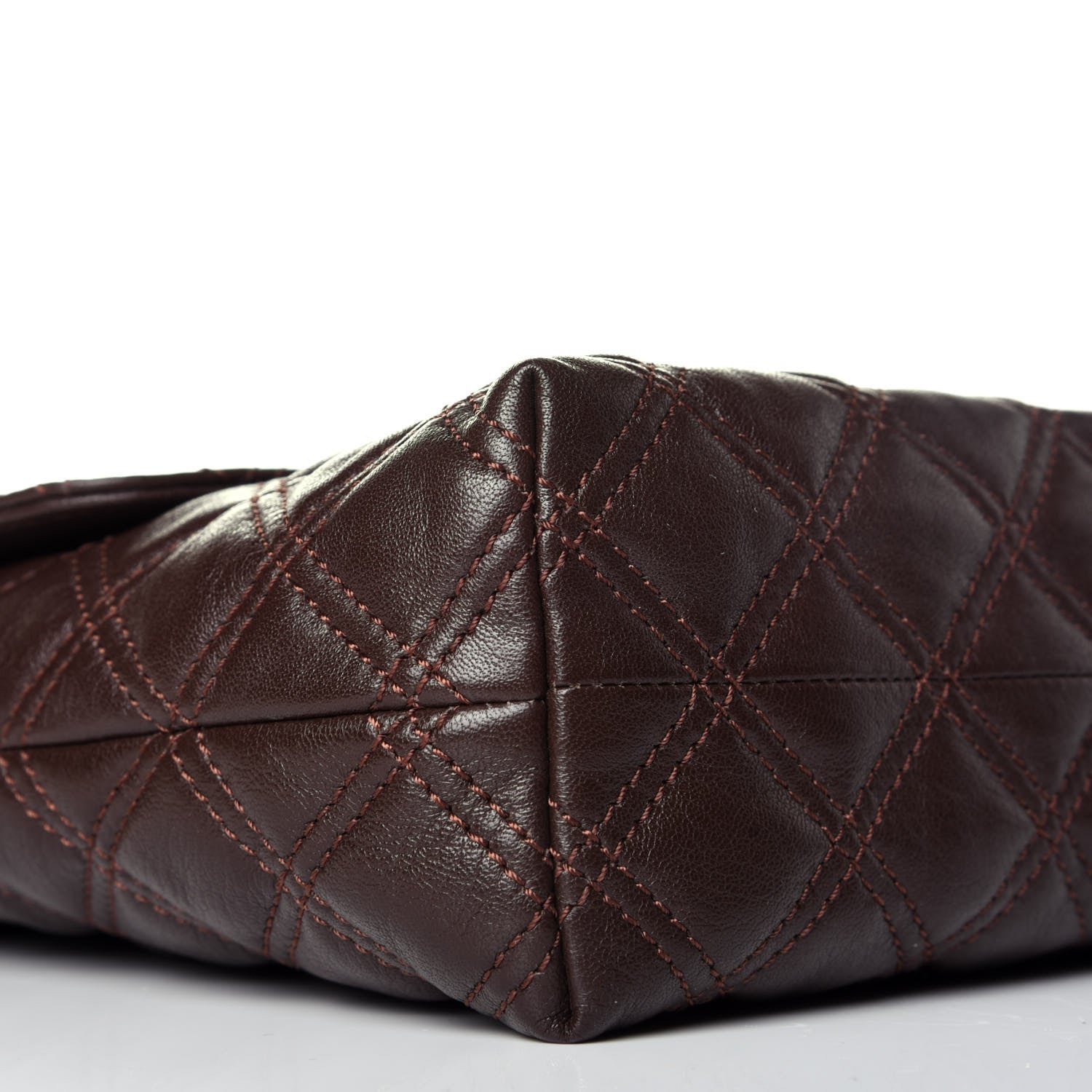 Marc Jacobs Lambskin Quilted The Large Single Flap Brown 7 of 8