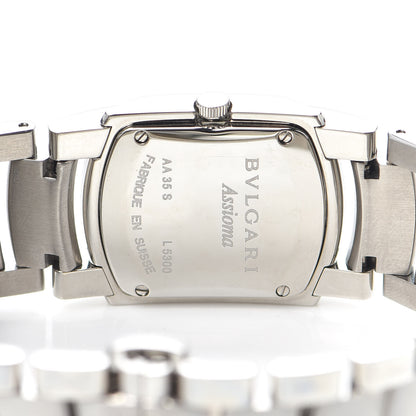 Bulgari Stainless Steel Diamond Bezel 35mm Assioma Quartz Watch 5 of 7