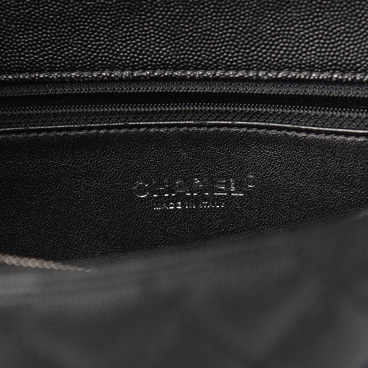Chanel Caviar Lizard Quilted Large Coco Handle Flap Black 5 of 11