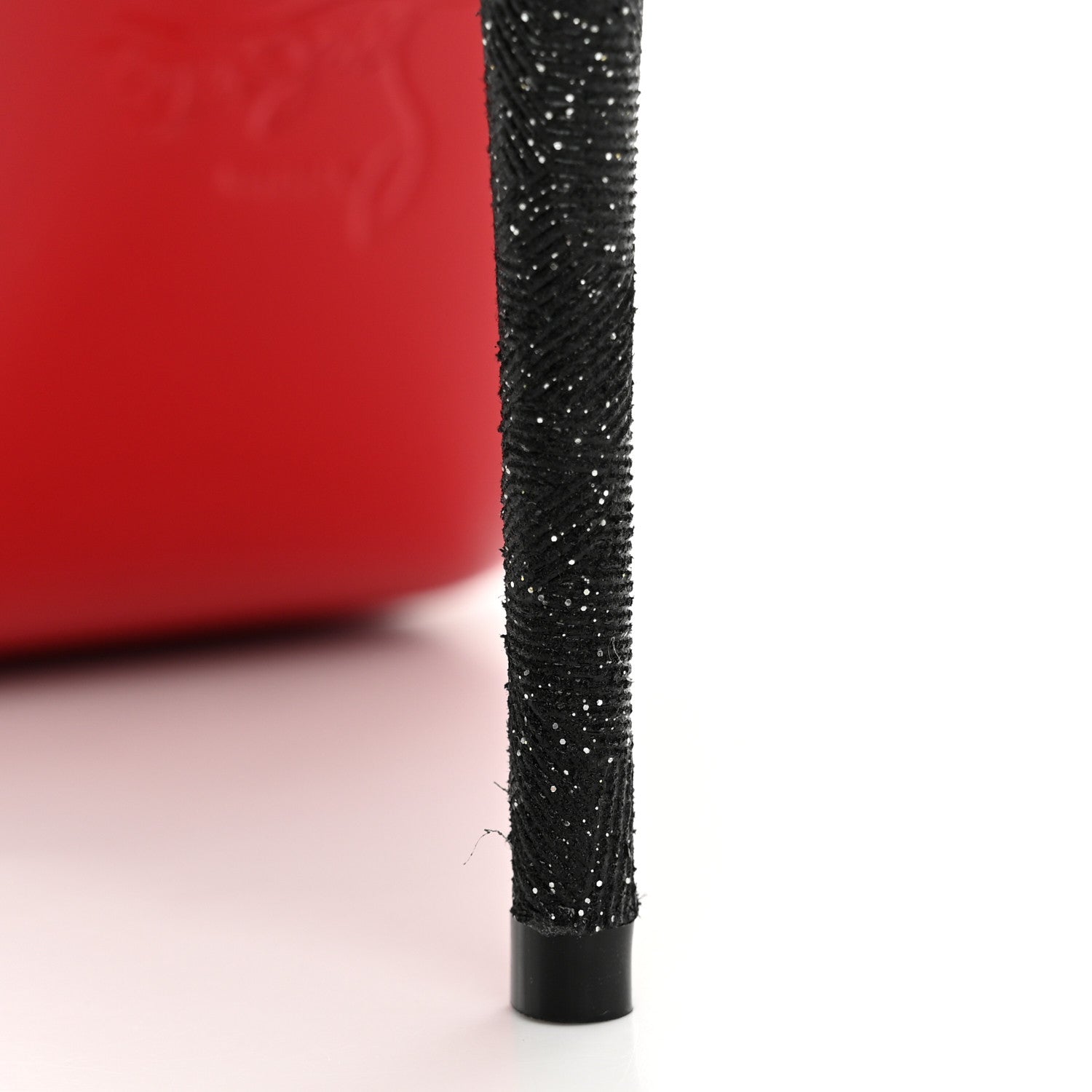 Christian Louboutin Glitter Iriza Kid Flinstar 100 Pumps 41 Black 10 of 11