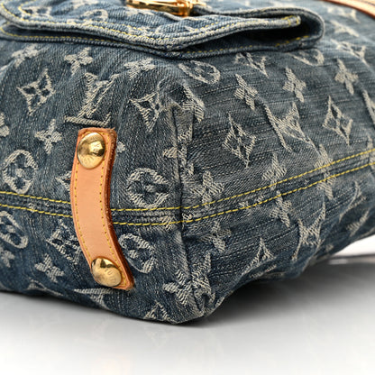 Louis Vuitton Denim Baggy GM Blue 10 of 14