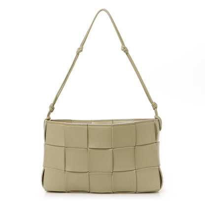 Bottega Veneta Calfskin Maxi Intrecciato Cassette Pouch On Strap Travertine 1 of 11