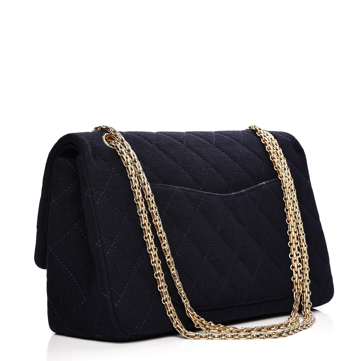 Chanel Jersey Quilted 2.55 Reissue 227 Flap Navy 3 of 10