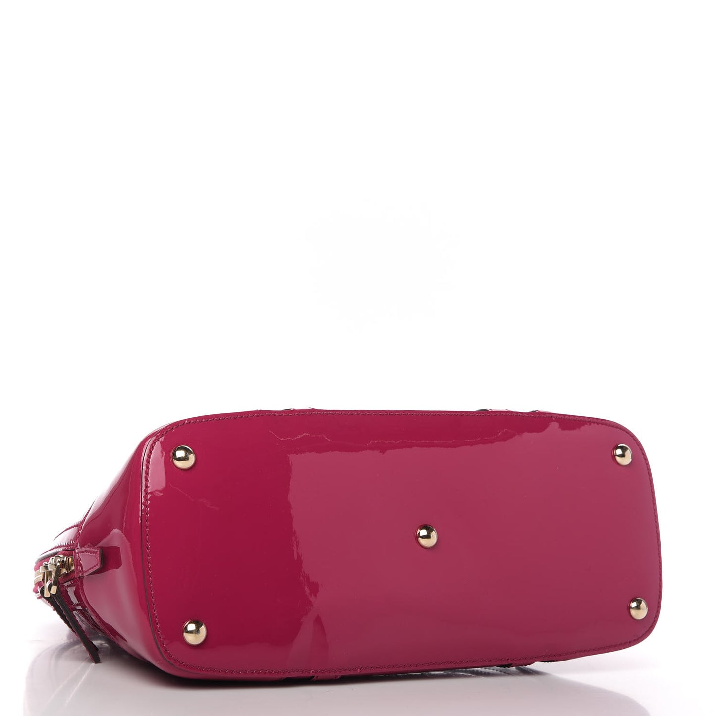 Patent Microguccissima Small Nice Top Handle Dome Bag Bright Bouganville
