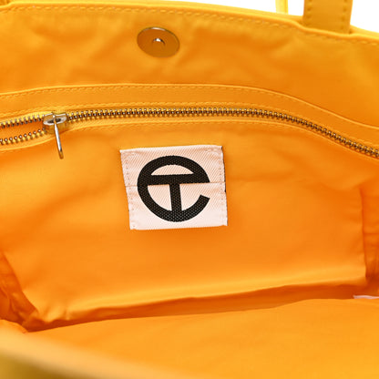 Telfar Vegan Leather Medium Shopping Bag Yellow 6 of 10