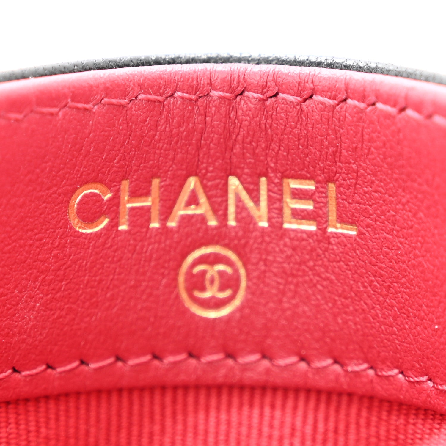 Chanel Lambskin Quilted Chanel 19 Card Holder Black 7 of 10
