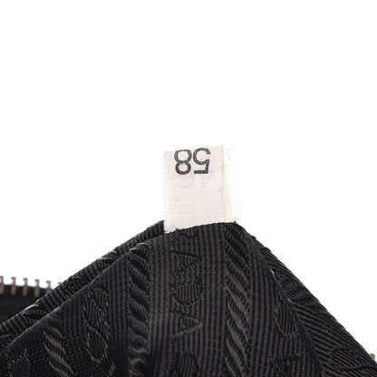 Prada Nylon Flat Messenger Bag Black 7 of 8