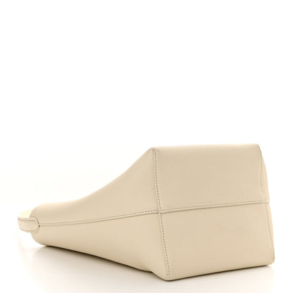 The Row Grained Calfskin Medium N/S Park Tote Ivory 4 of 12