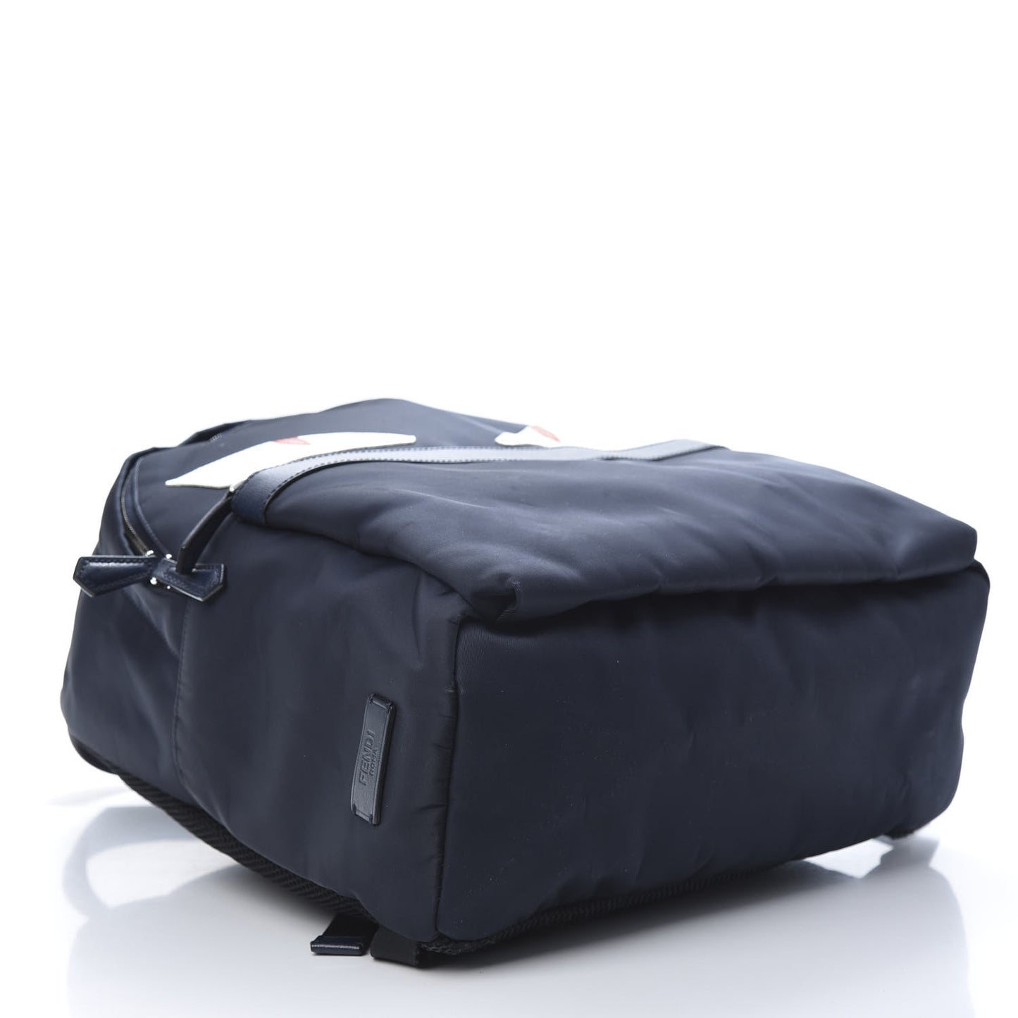 Nylon Vitello Elite Monster Eyes Rounded Backpack Blue Scuro White Multicolor