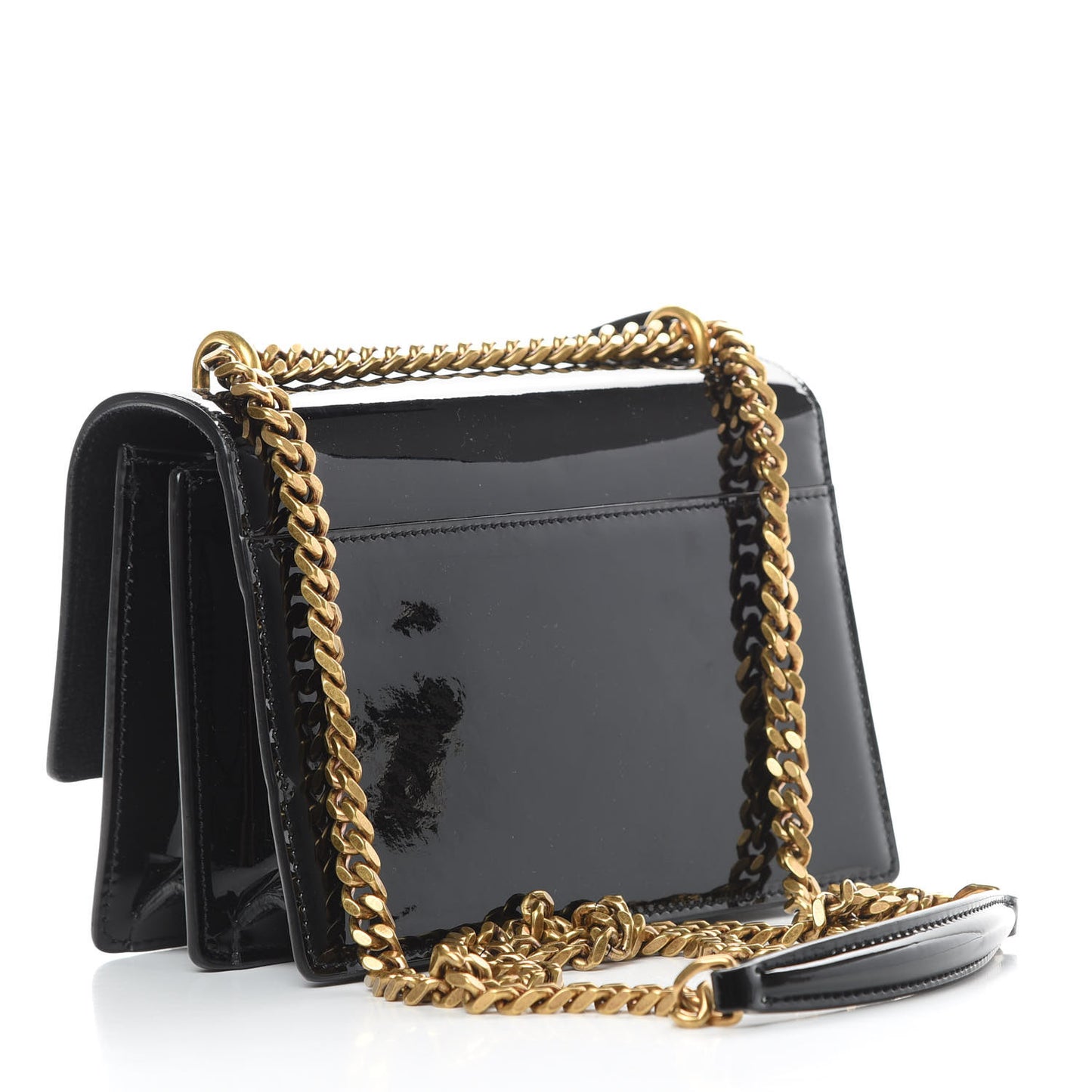 Patent Small Monogram Sunset Black