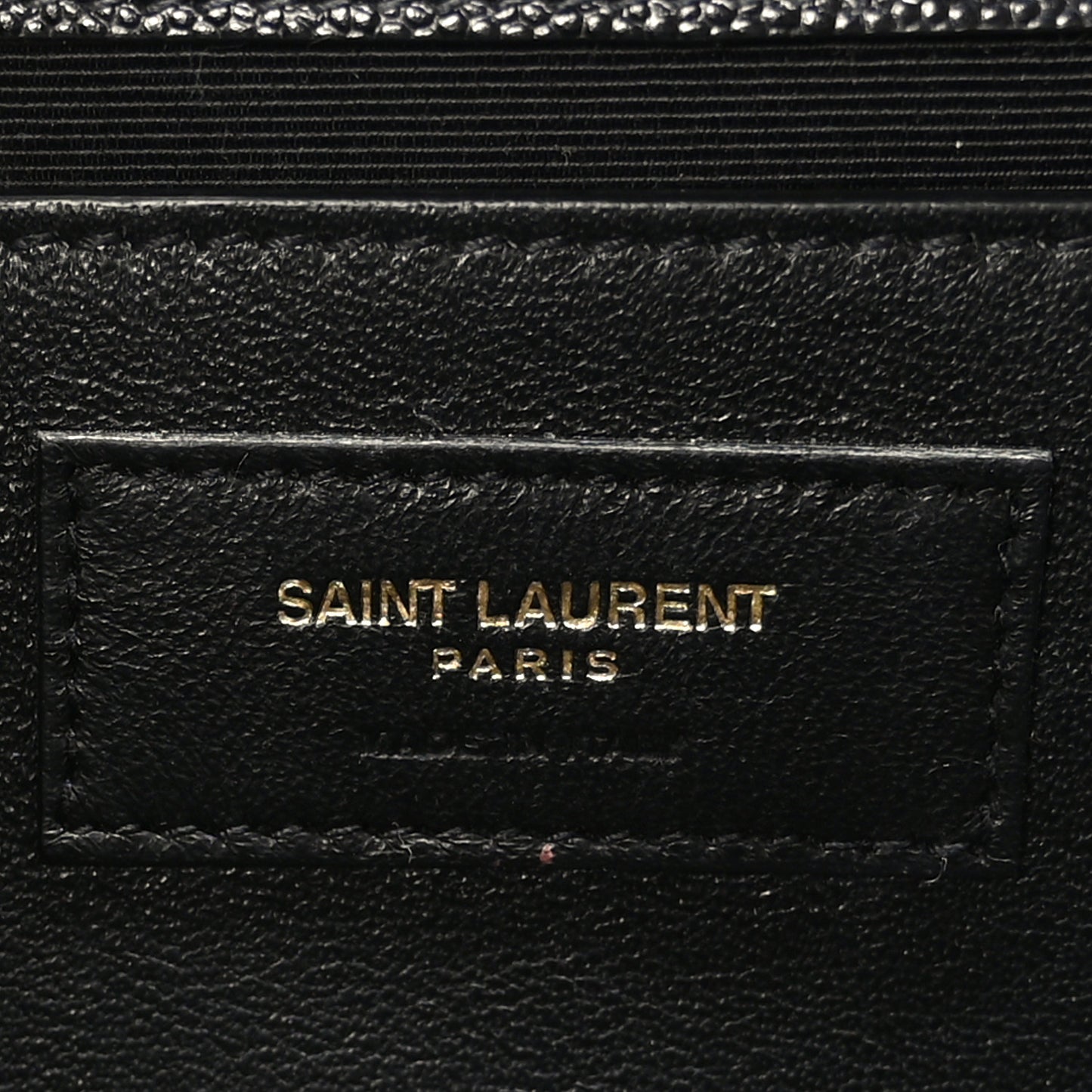 Grain De Poudre Medium Classic Monogram Kate Satchel Black