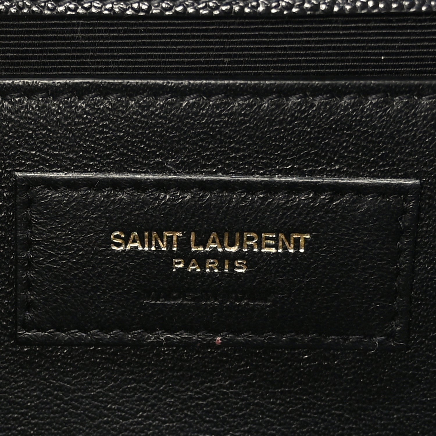 Saint Laurent Grain De Poudre Medium Classic Monogram Kate Satchel Black 6 of 9