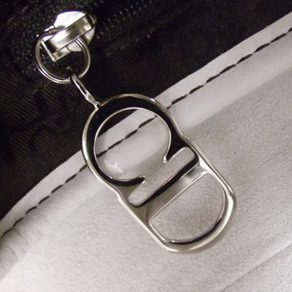 Christian Dior Leather Saddle Bag White 10 of 11