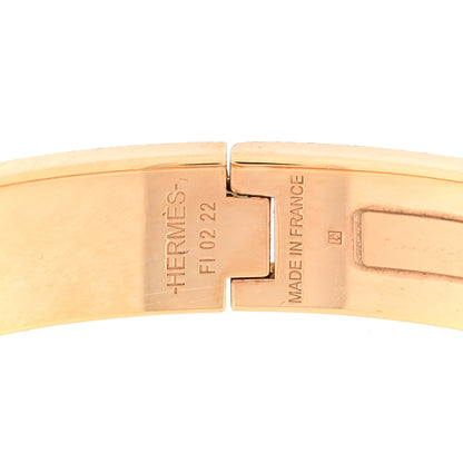 Hermes Enamel Narrow Clic Clac H Bracelet GM Black 3 of 3