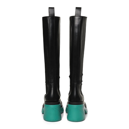 Bottega Veneta Calfskin The Flash High Chelsea Boots 38 Black Neptune 6 of 14