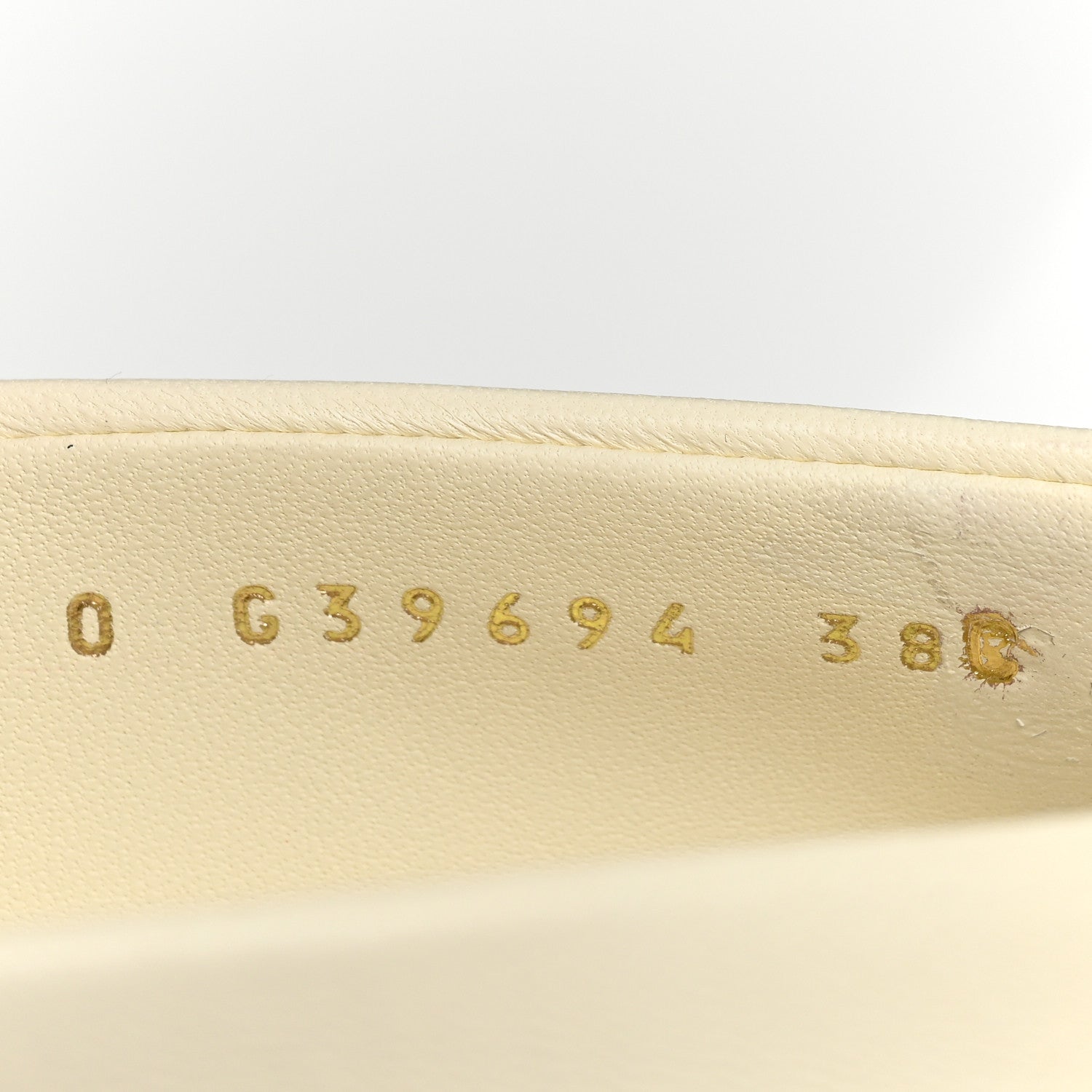 Chanel Lambskin Quilted CC Loafers 38 White Black 8 of 12