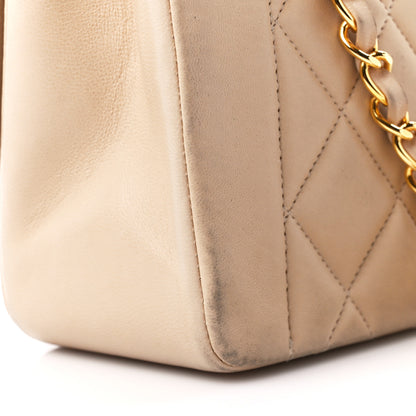 Chanel Lambskin Quilted Small Single Flap Beige 13 of 16
