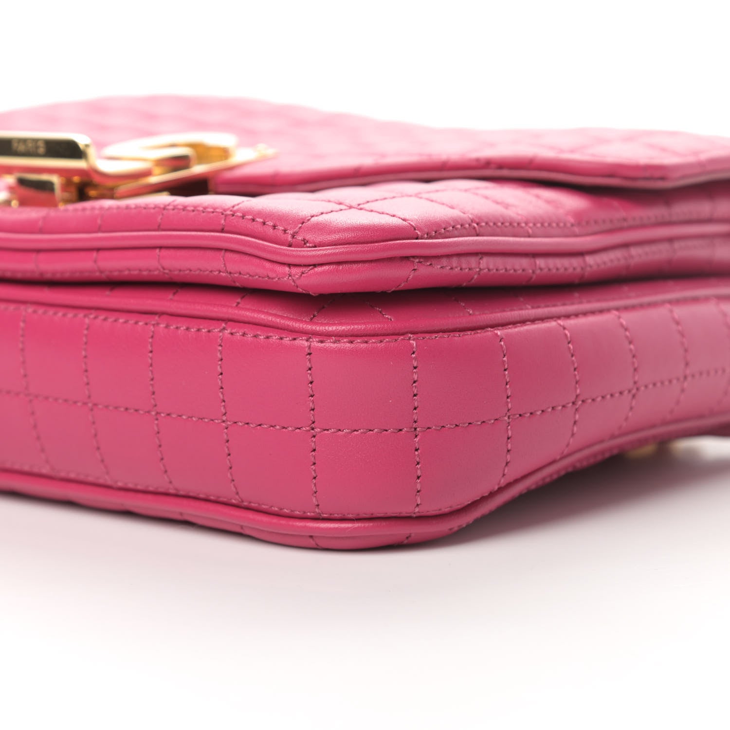 Celine Calfskin Quilted Small C Bag Pink 11 of 13