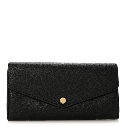 Louis Vuitton Empreinte Sarah Wallet NM Black 1 of 10