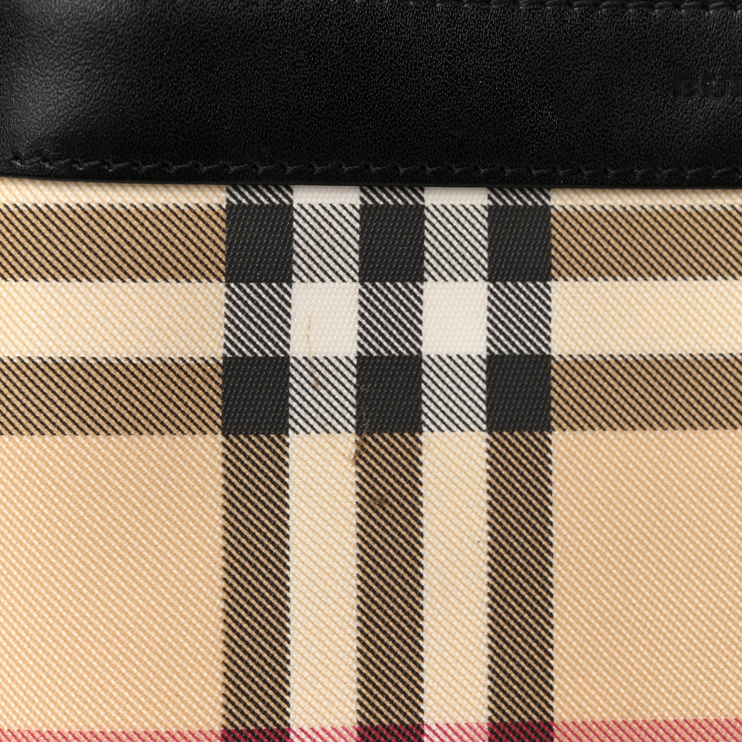 Prorsum House Check Shoulder Bag Black