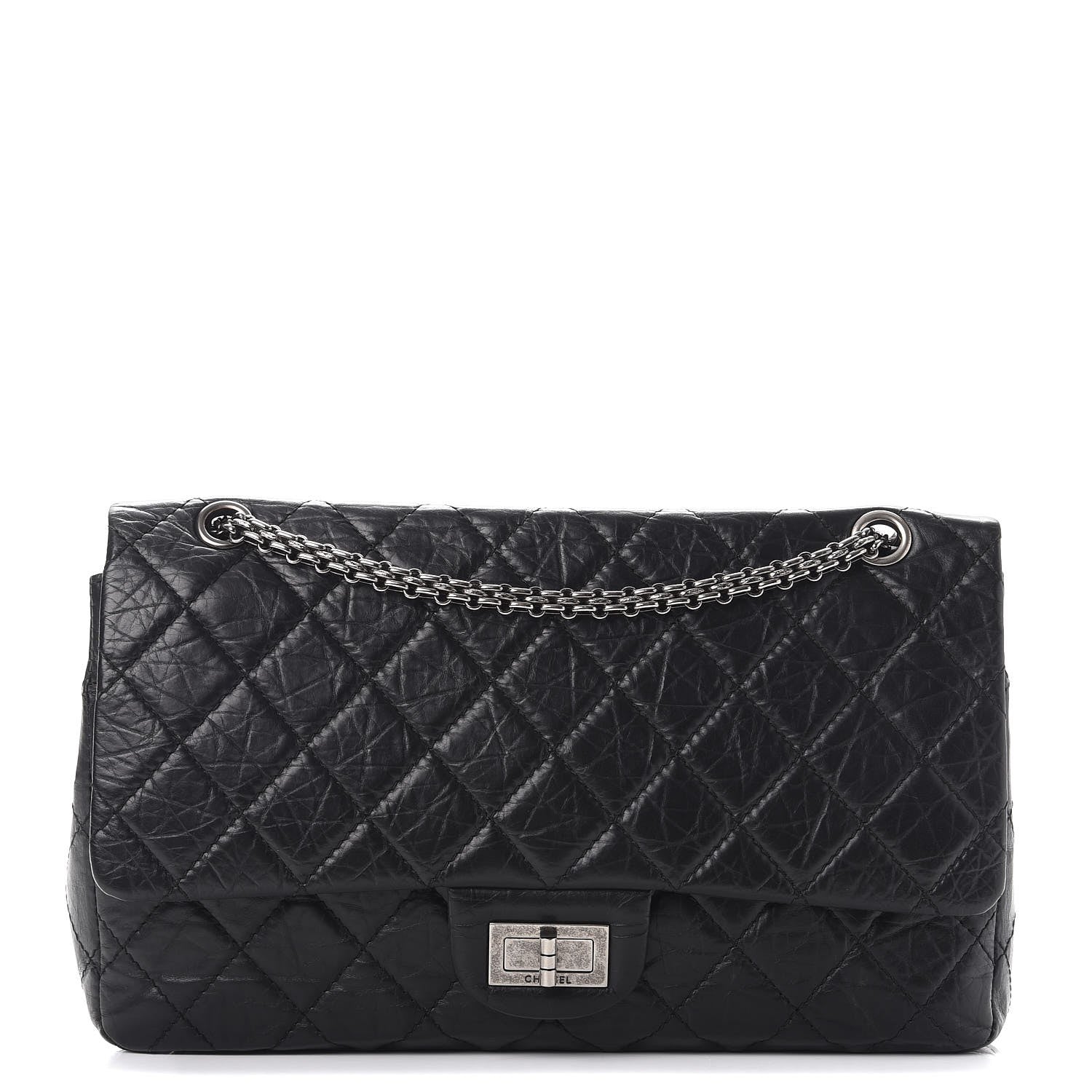Chanel Aged Calfskin Quilted 2.55 Reissue 227 Flap Black 1 of 8