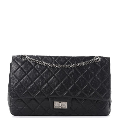 Chanel Aged Calfskin Quilted 2.55 Reissue 227 Flap Black 1 of 8