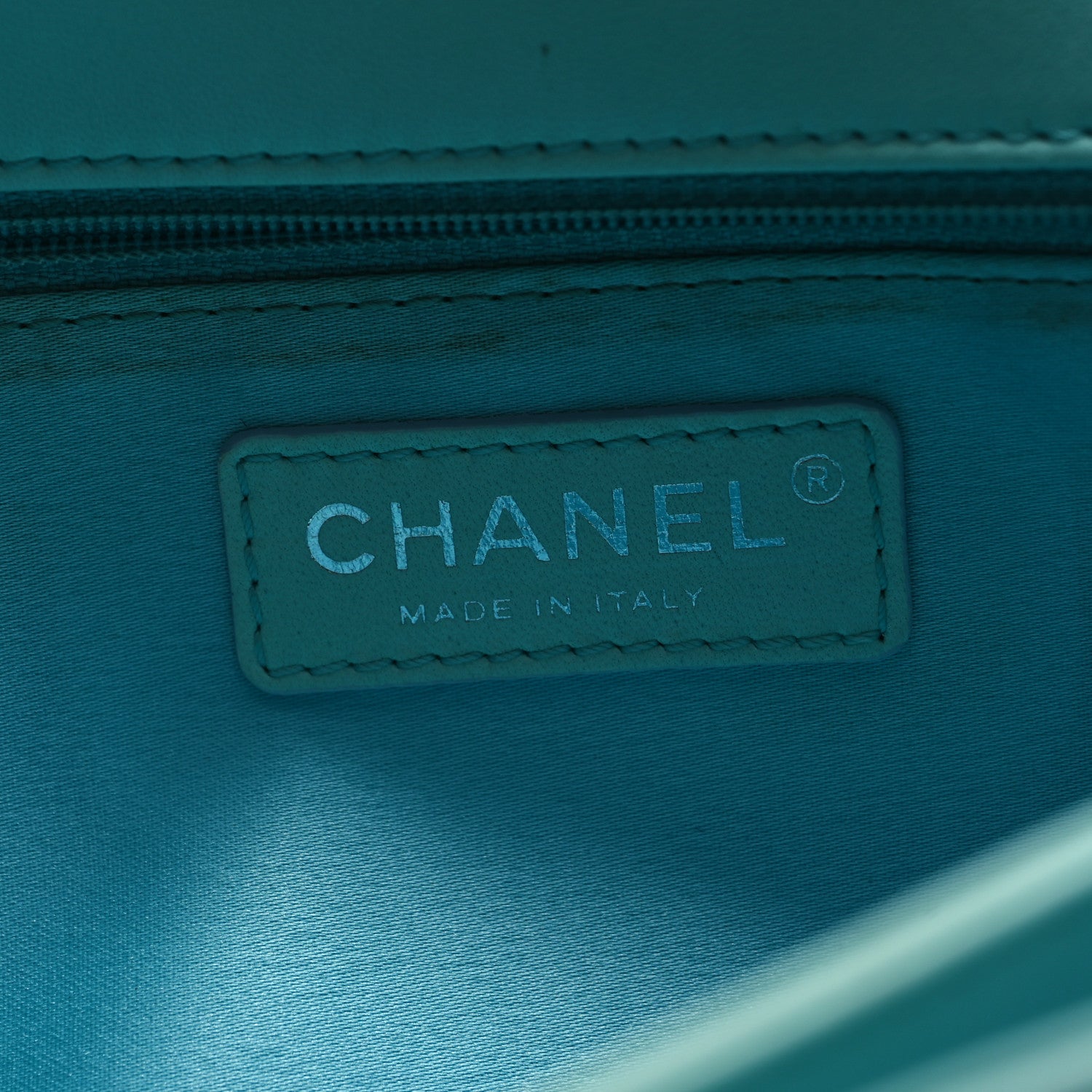Chanel Snakeskin Ultimate Stitch Flap Light Blue 6 of 12
