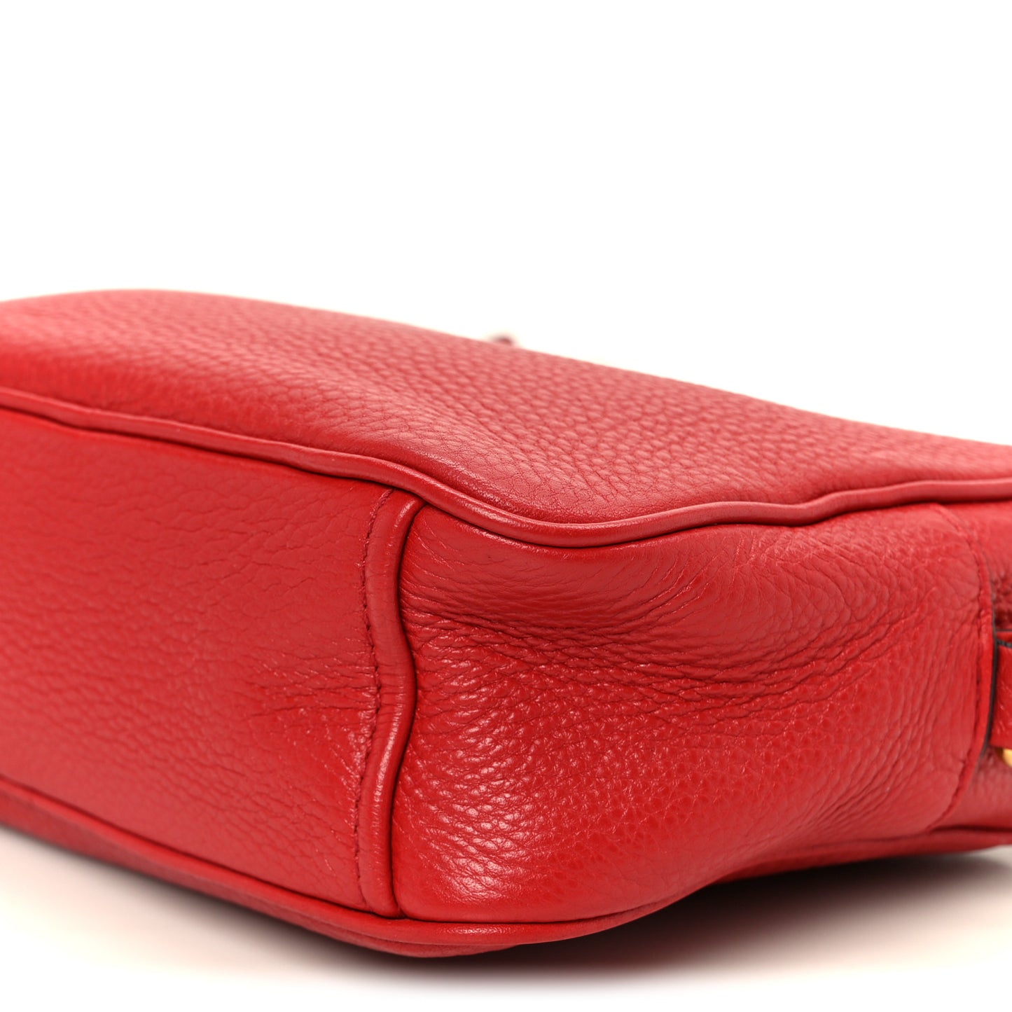 Vitello Phenix Camera Bag Rosso