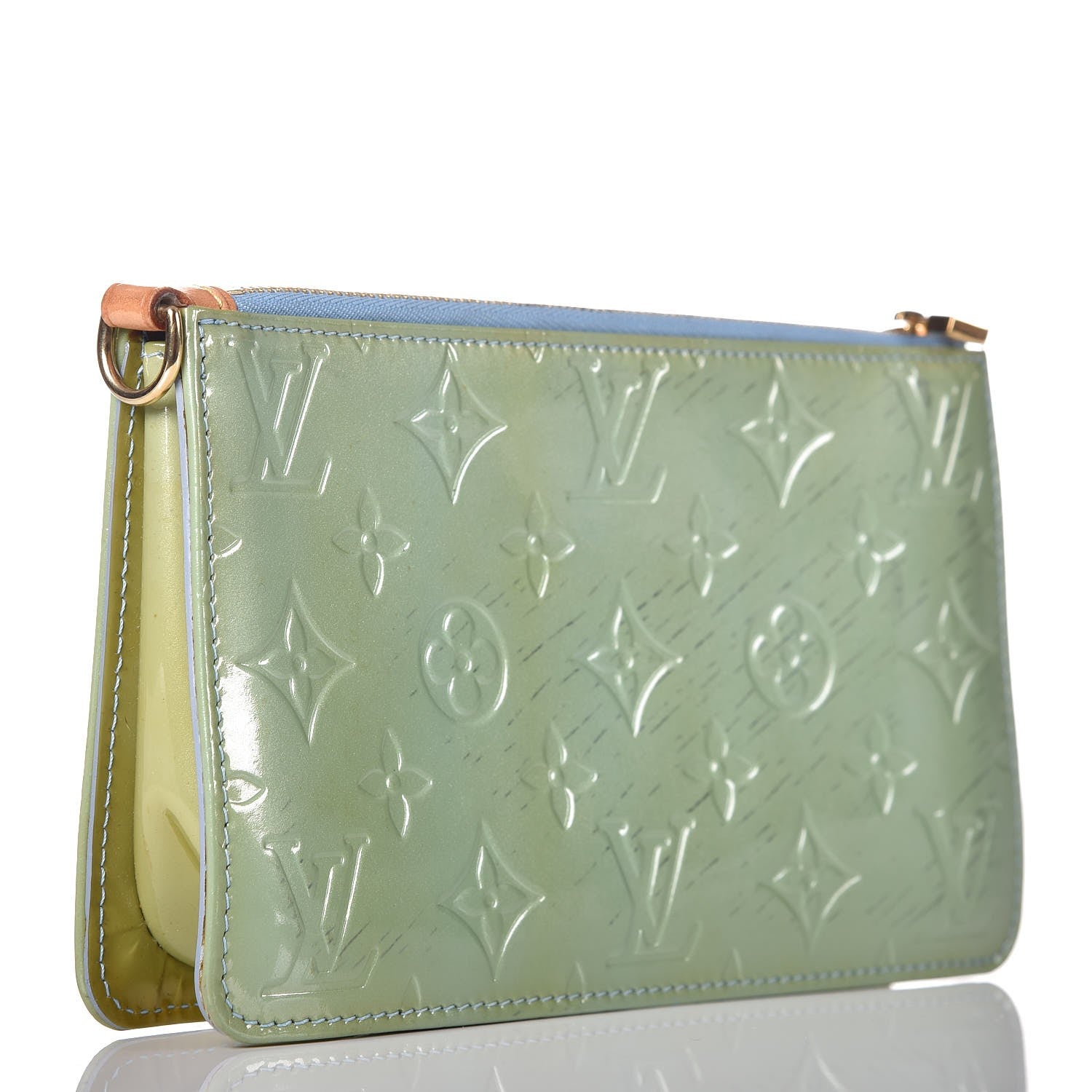 Louis Vuitton Vernis Lexington Pochette Peppermint 3 of 13