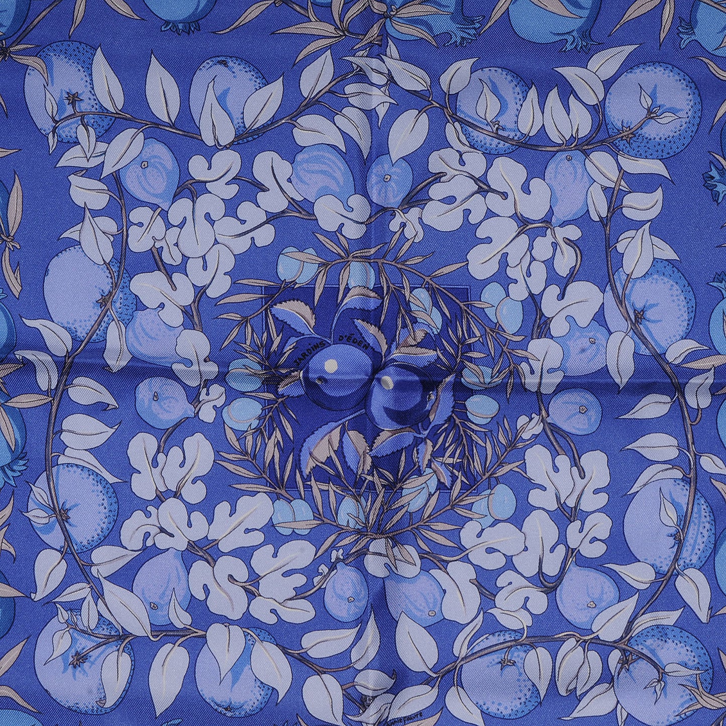 Silk Jardins d'Eden Pocket Square Scarf