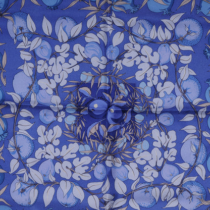 Hermes Silk Jardins d'Eden Pocket Square Scarf 1 of 4