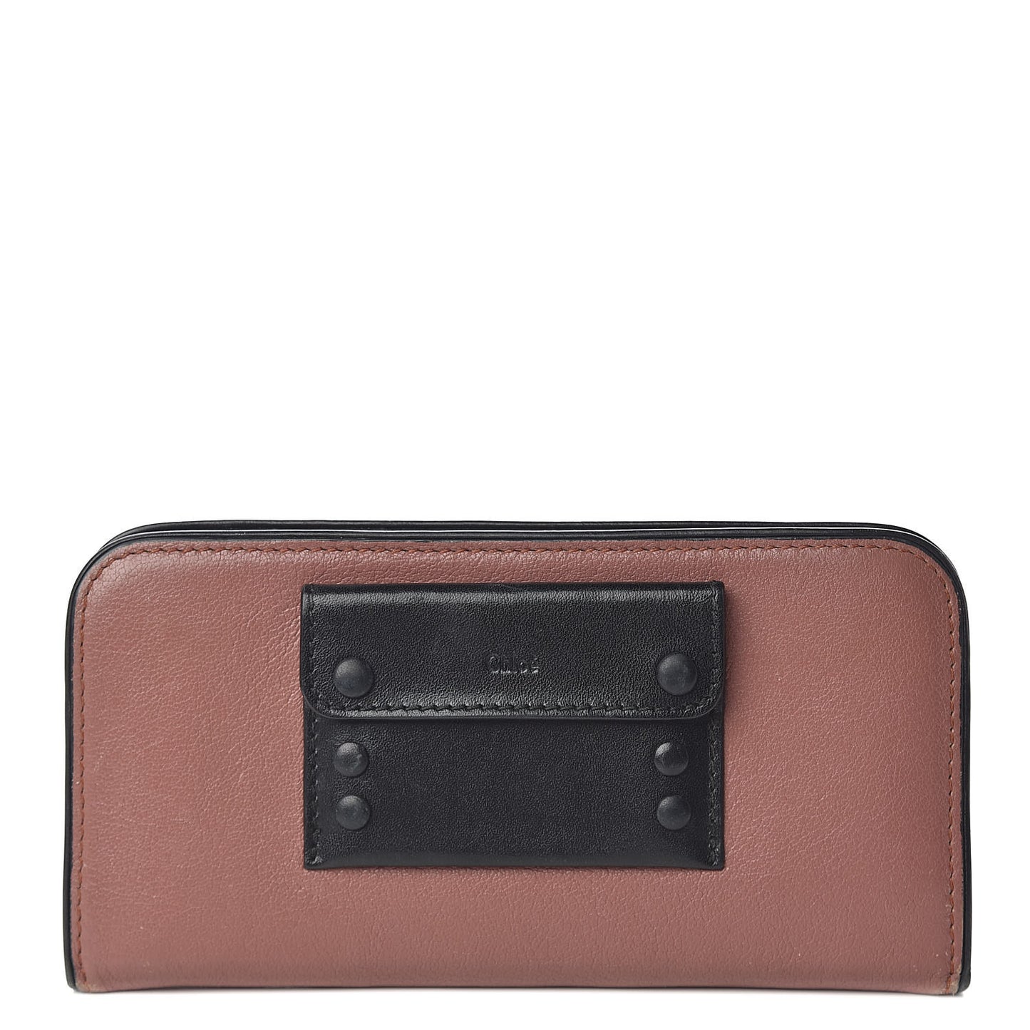 Grained Calfskin Portefeuille Wallet Romantic Mauve
