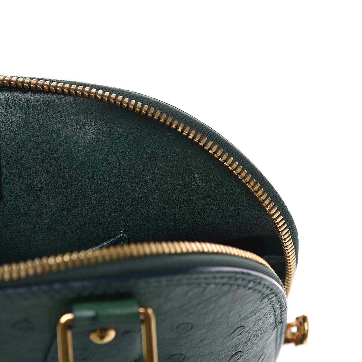 Louis Vuitton Ostrich Alma BB Menthe 9 of 9