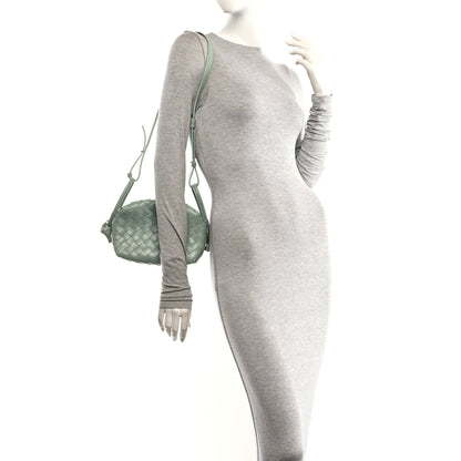 Bottega Veneta Nappa Intrecciato Loop Top Handle Camera Bag New Sauge 2 of 11