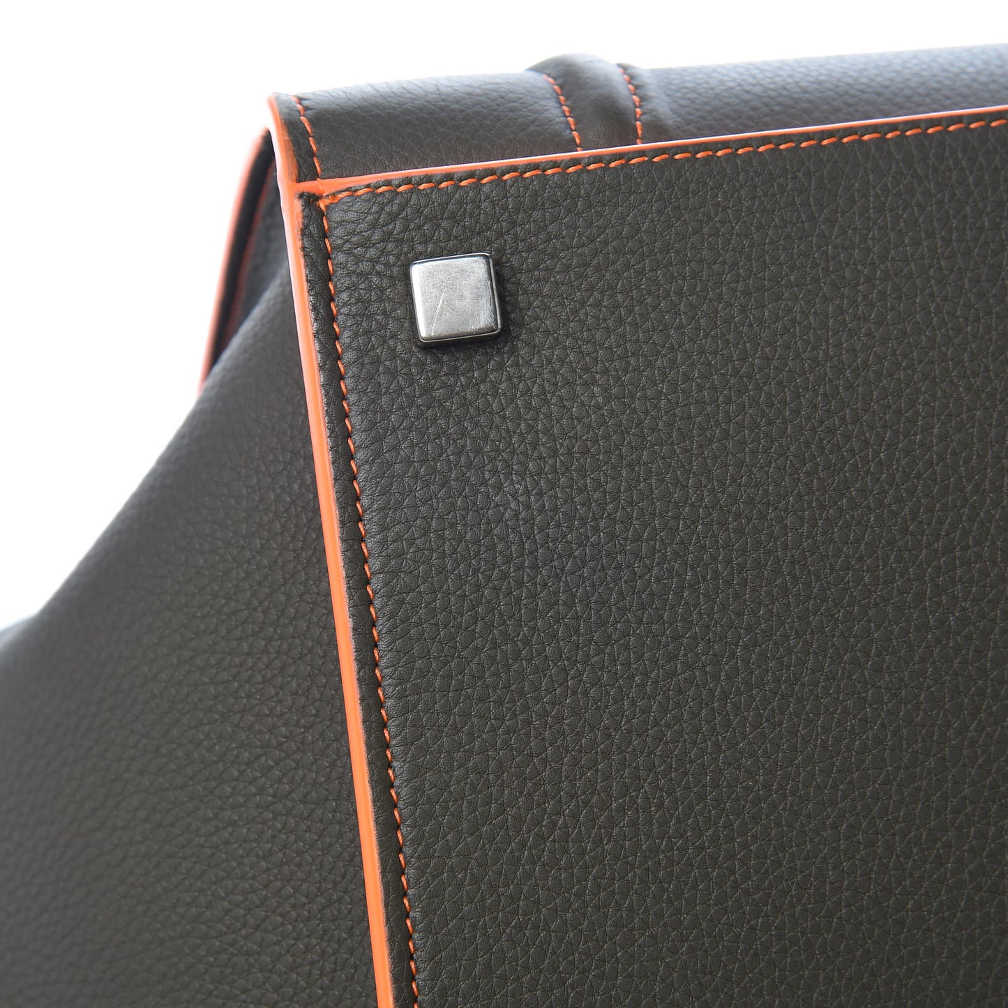 Baby Grained Calfskin Medium Phantom Luggage Stone