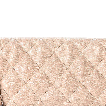 Chanel Caviar French Riviera Large Flap Beige 10 of 12
