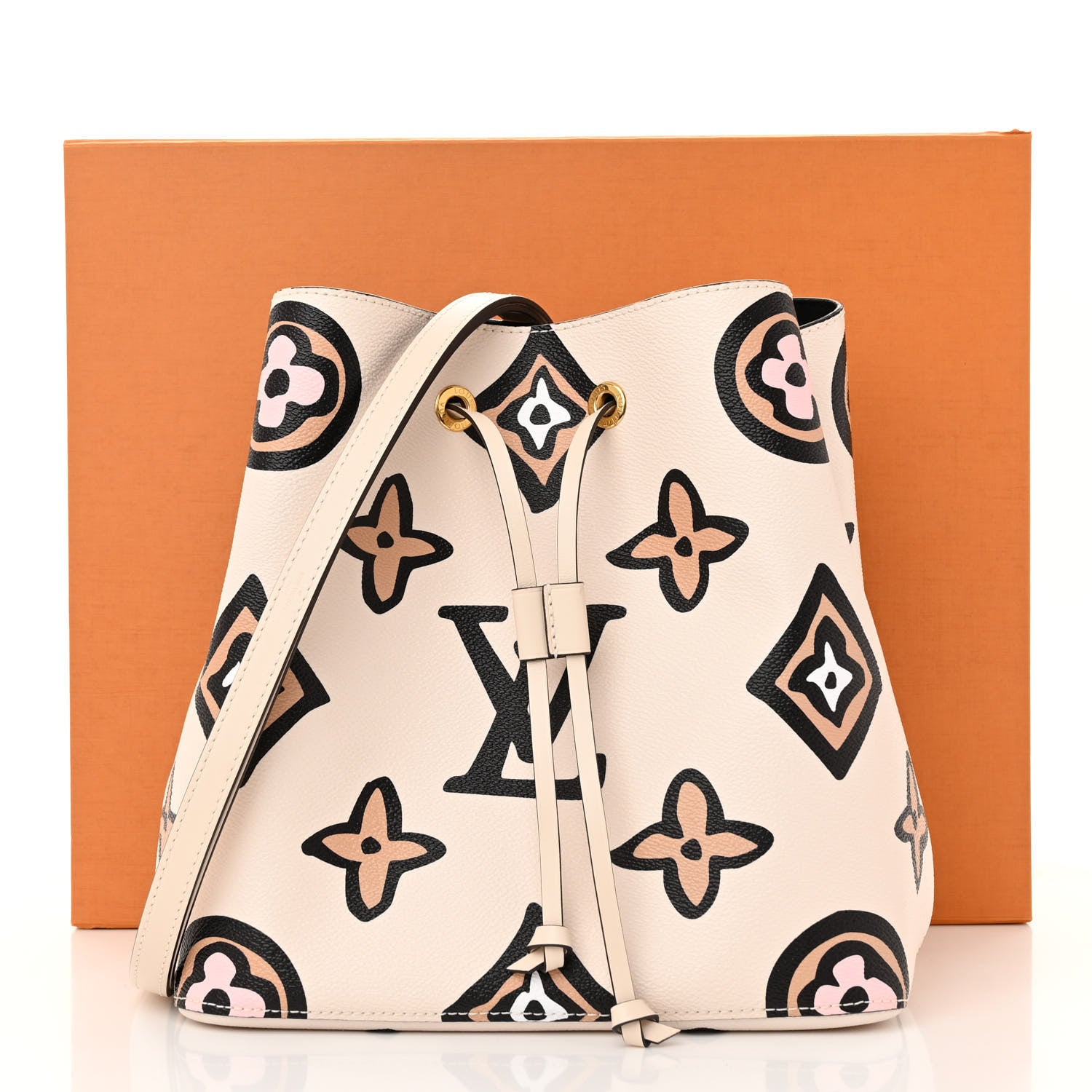 Louis Vuitton Monogram Giant Wild At Heart Neonoe MM Creme 3 of 11