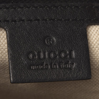 Gucci Calfskin Microguccissima Trim Medium Boston Black 8 of 9