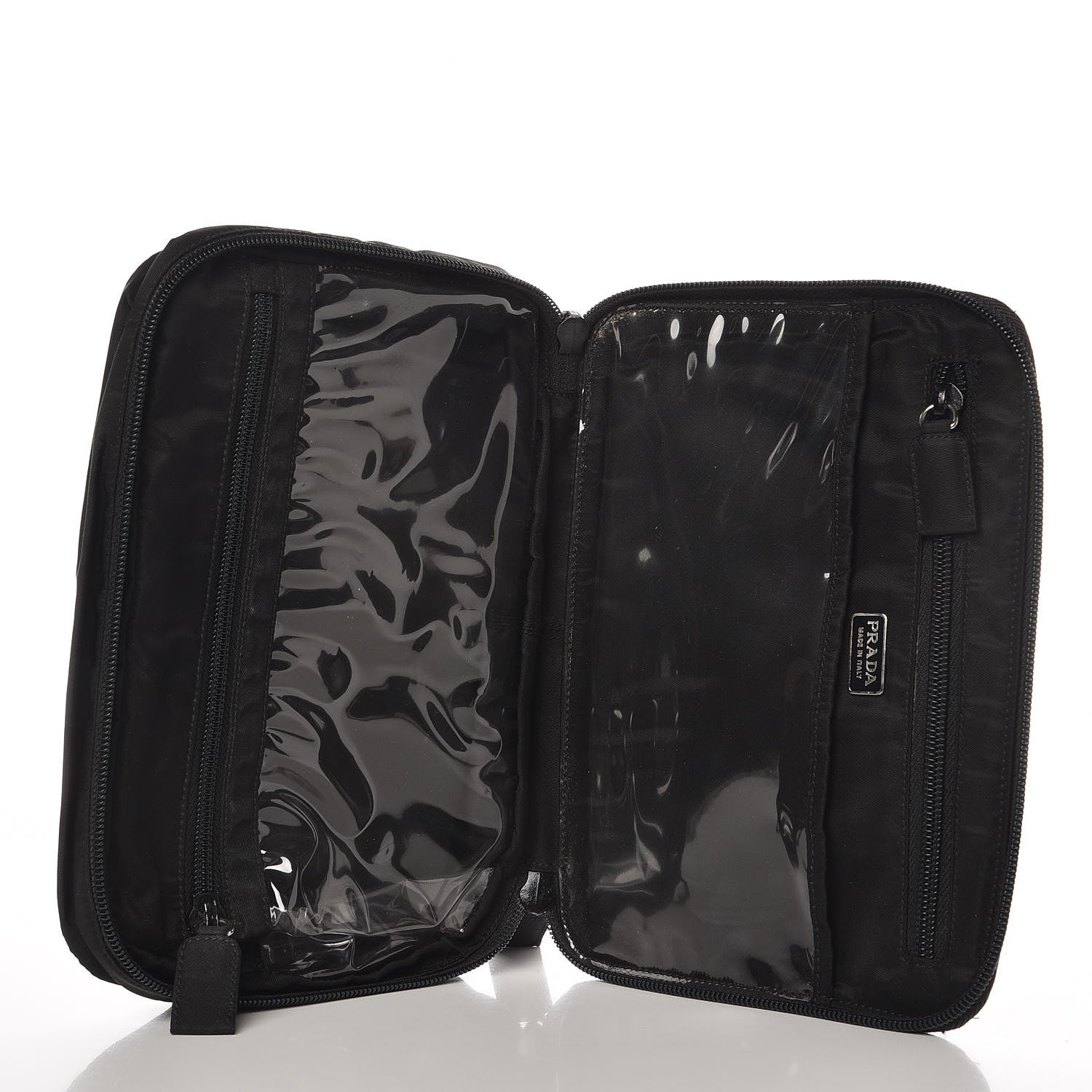 Prada Nylon Vela Cosmetic Pouch Black 5 of 8